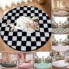 Ultra Soft Faux Rabbit Fur Chair Couch Cover Area Rug for Bedroom Floor Sofa Living Room Grey Round 200x200CM