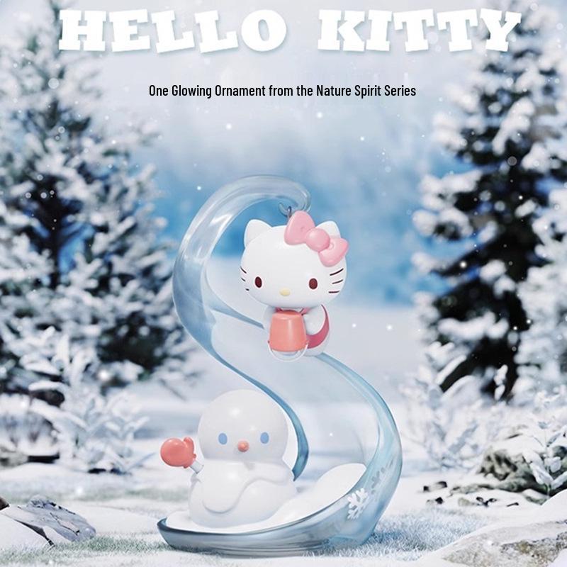 Sanrio Family Luminous Elf Ornament: Kuromi & Pompompurin Atmosphere Lamp