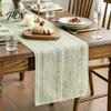 Home Decor Table Runner Cotton Linen for Dining Table, Nordic Minimalist Long Desk Kitchen Coffee Tea Natural Rustic