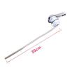 Premium Chrome Toilet Handle Fits Majority of Toilet Tanks Confidently