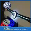 Für VOLKSWAGEN VW 11cm LED Auto Front Heck Emblem Abzeichen Aufkleber Für VW Polo Golf Jetta Käfer CC Tiguan Touran Passat MK7 MK5 B5