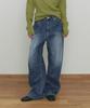 SSEMI Balloon Curved Denim Pants(Bl)