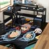 1pc Anime Cartoon Design Jujutsu Kaisen Chair Mat - Seasonal Gift for Office, Home Decor, Living Room, Bedroom, Game Room - Non-Slip Carpet Suitable f