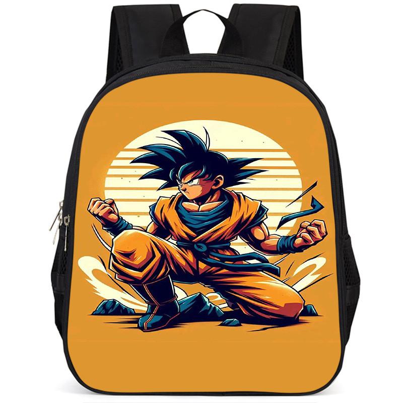 Durable Oxford Cloth Dragon Ball Backpack For Boys And Girls 15-inch Capacity