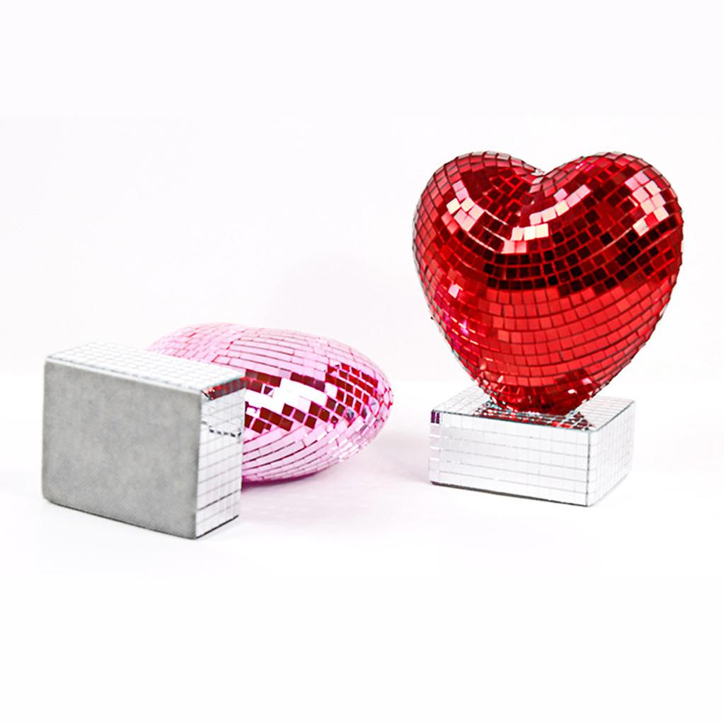 Kärleksspegel Tillbehör Alla hjärtans dag Bröllopsfest Live Hemma Atmosfär Dekoration Prydnader