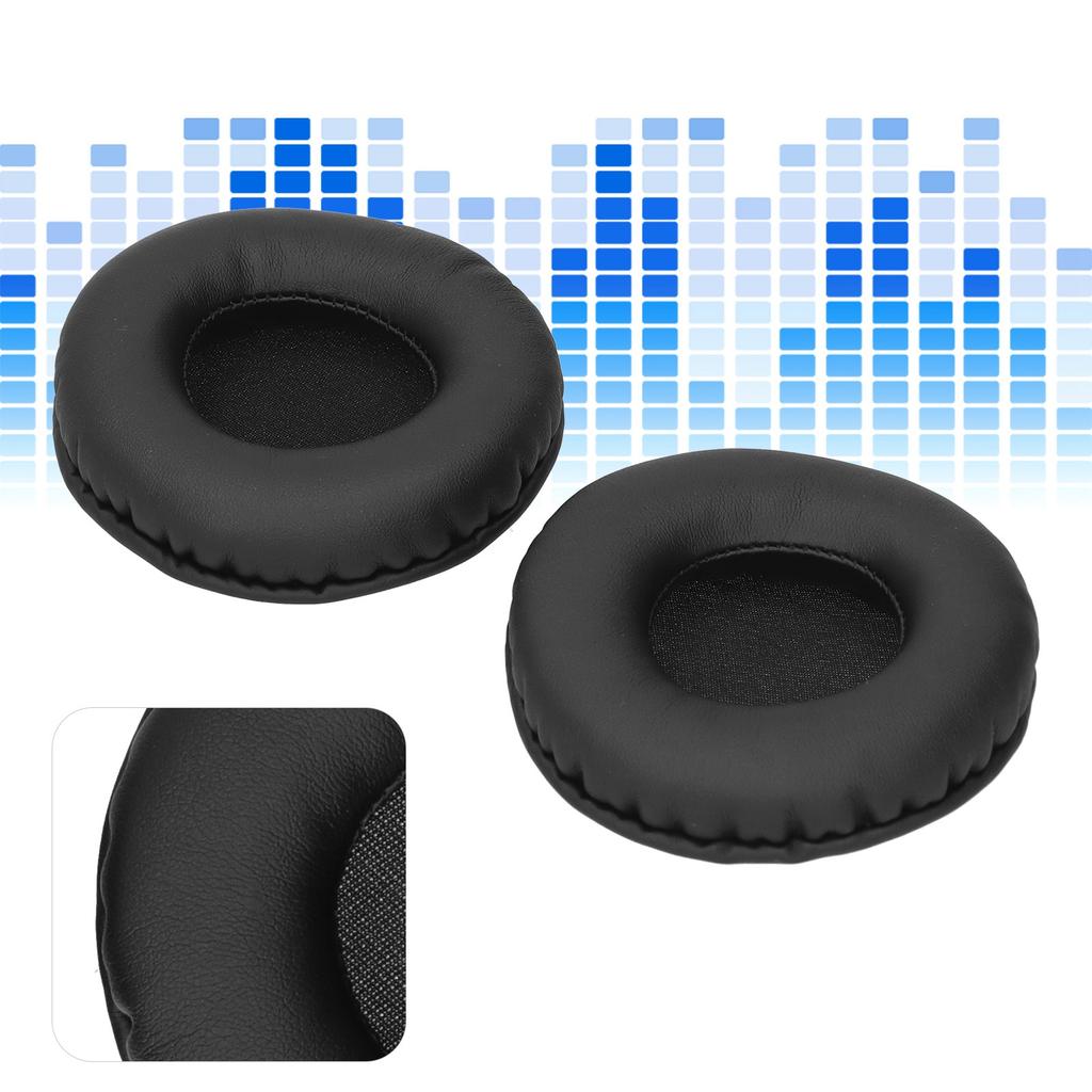 Headset Cushions Earpad Covers for ATHWS70CelsiusATHWS77CelsiusATHWS99CelsiusMDRV55CelsiusMDRV500CelsiusMDR7502(Black )