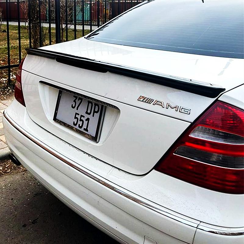 Pour Mercedes Benz Classe E W211 E180 200 260 300 320 240 230 280 35 2002-2009 Couvercle de coffre arrière Ailes de becquet de voiture Accessoires de réglage