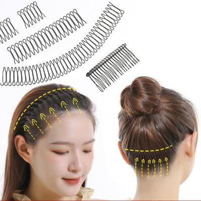 Unsichtbare Haarnadel mit gebrochenem Haar, Tiara-Werkzeug für Erwachsene, Rolle, Kurve, Nadel, Bang, fester Einsatz, Kamm, Frauen, professionelles Styling-Zubehör