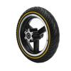LYH L002 8.5 Inch Honeycomb Front Wheel Hub Electric Scooter Front Tire Replacement Parts for Kugoo M4 Scooter Yellow