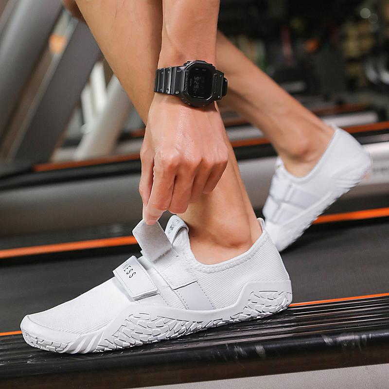 Fitnessstudio Fitness Cross-Training Sportschuhe Rutschfeste Gewichtheberschuhe Atmungsaktive Kniebeugeschuhe Rutschfeste Walking-Flats