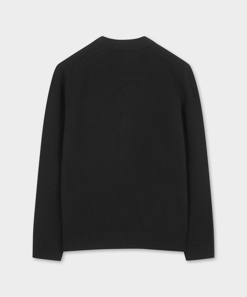 Brooks Brothers Wool Cardigan (Black) (Bbwcmbf405)