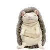 Shinada Global Mochi Series Mochihari Ivory Hedgehog Plush Toy 10x10x17cm Animal MOHR-0230I