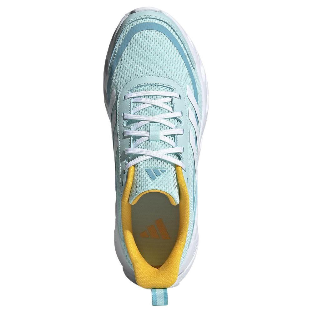Adidas All Day Boom E Comfortable Durable Breathable Low Top Running Shoes Unisex Sneakers Light-Blue White JS0471