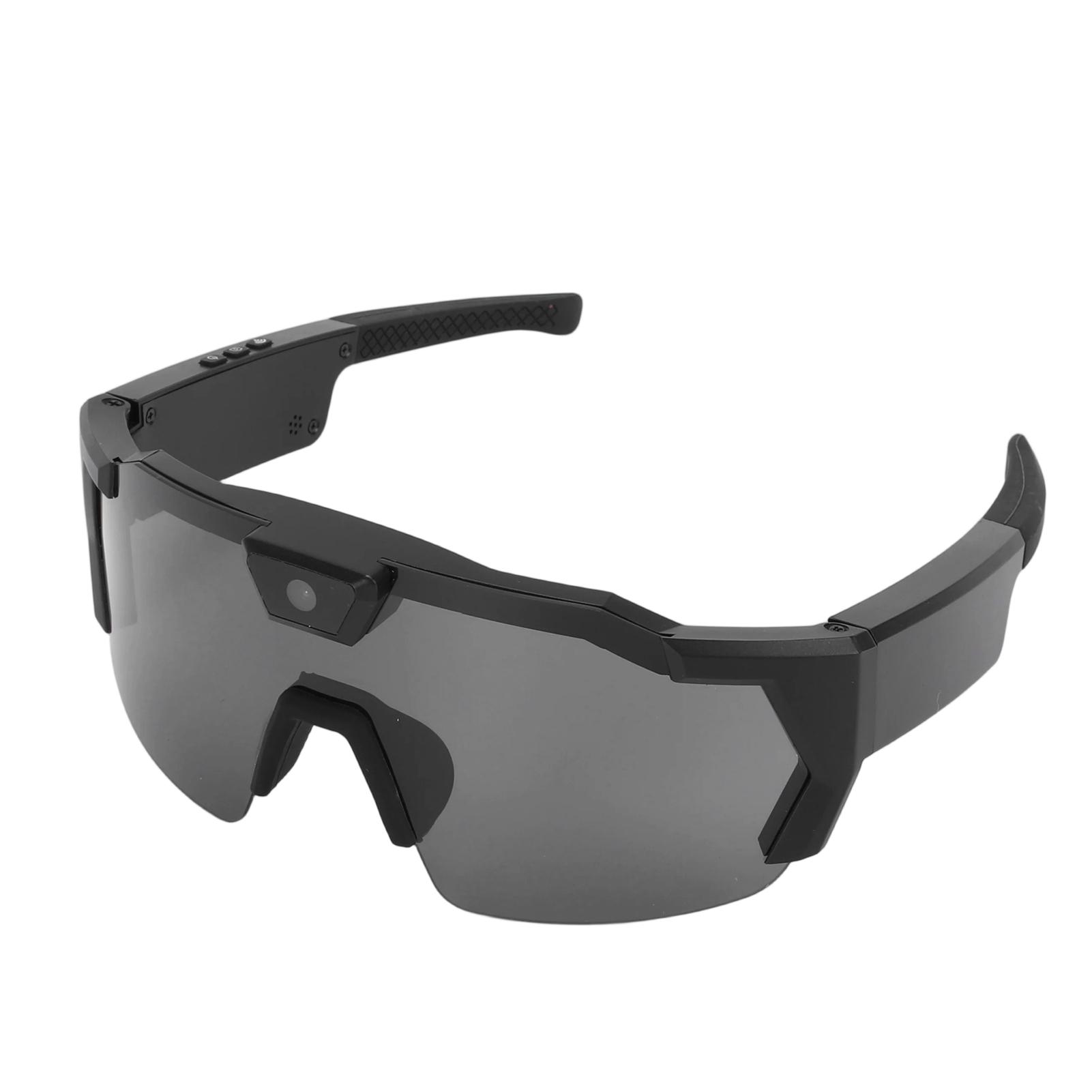 

Smart Sunglasses with Camera 1080P 12MP HD WiFi Wide Angle Electronic Stabilization Polarized Smart Cycling Glasses for Outdoor