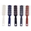 Salon Household Professional Rib Comb of Men’s Pomade Hair Styling Massage Curling Hairbrush for Inner Buckle Modeling
