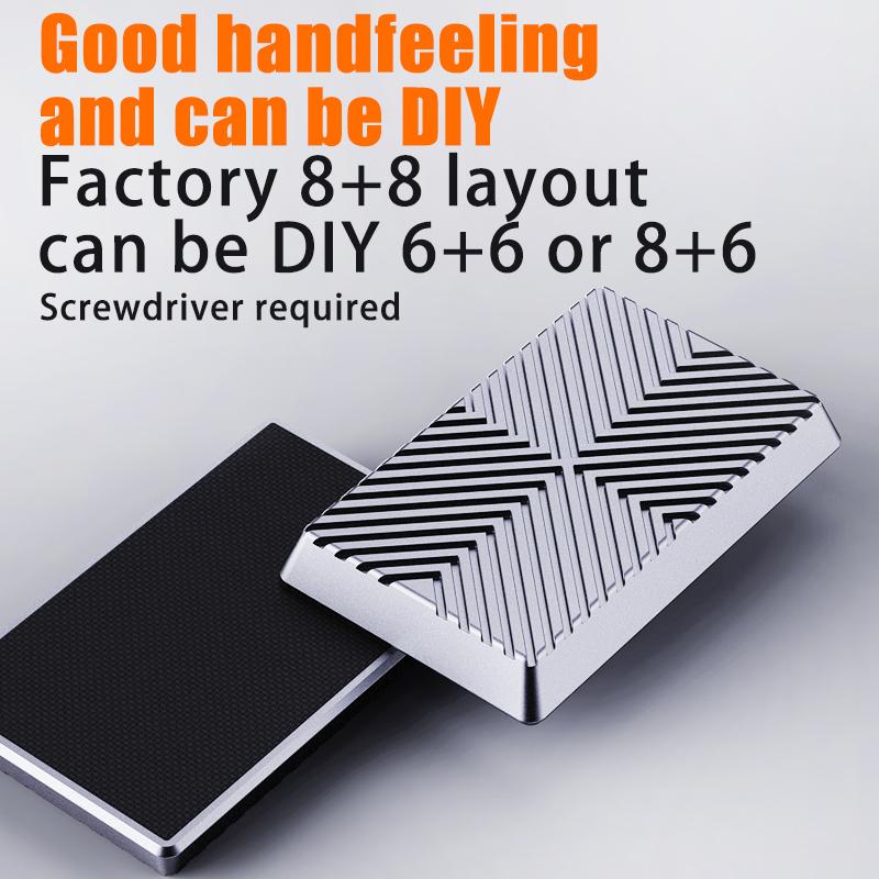 Fidget Unlimited Position Card Pushing Fingertip Gyroscope Adult Stress-Relieving Toy Adhd Tool Edc Metal Toy Kids' Gift