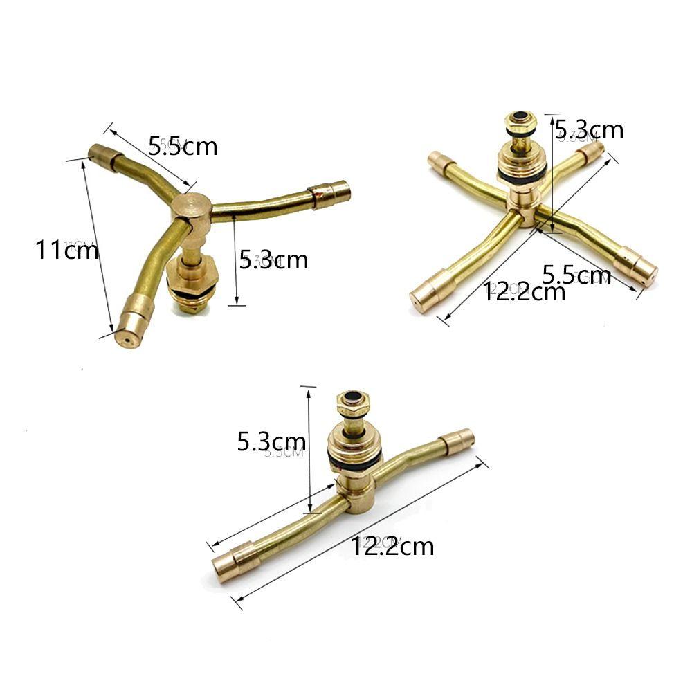 360 Degree Automatic Rotary Sprinkler 1/2 Inch Automatic Sprayer Garden Supplies