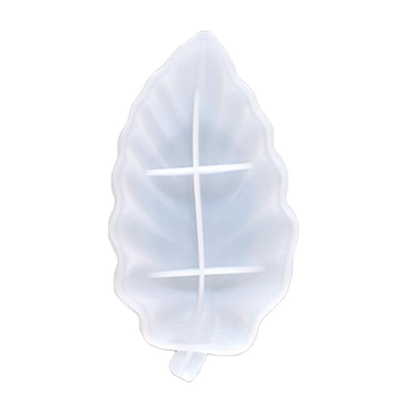 Tray Coaster Resin Mold Serving Board Mold Leaf Shaped Fruit Tray DIY Mold Tea Tray Organizer Box Dish Silicone Mold