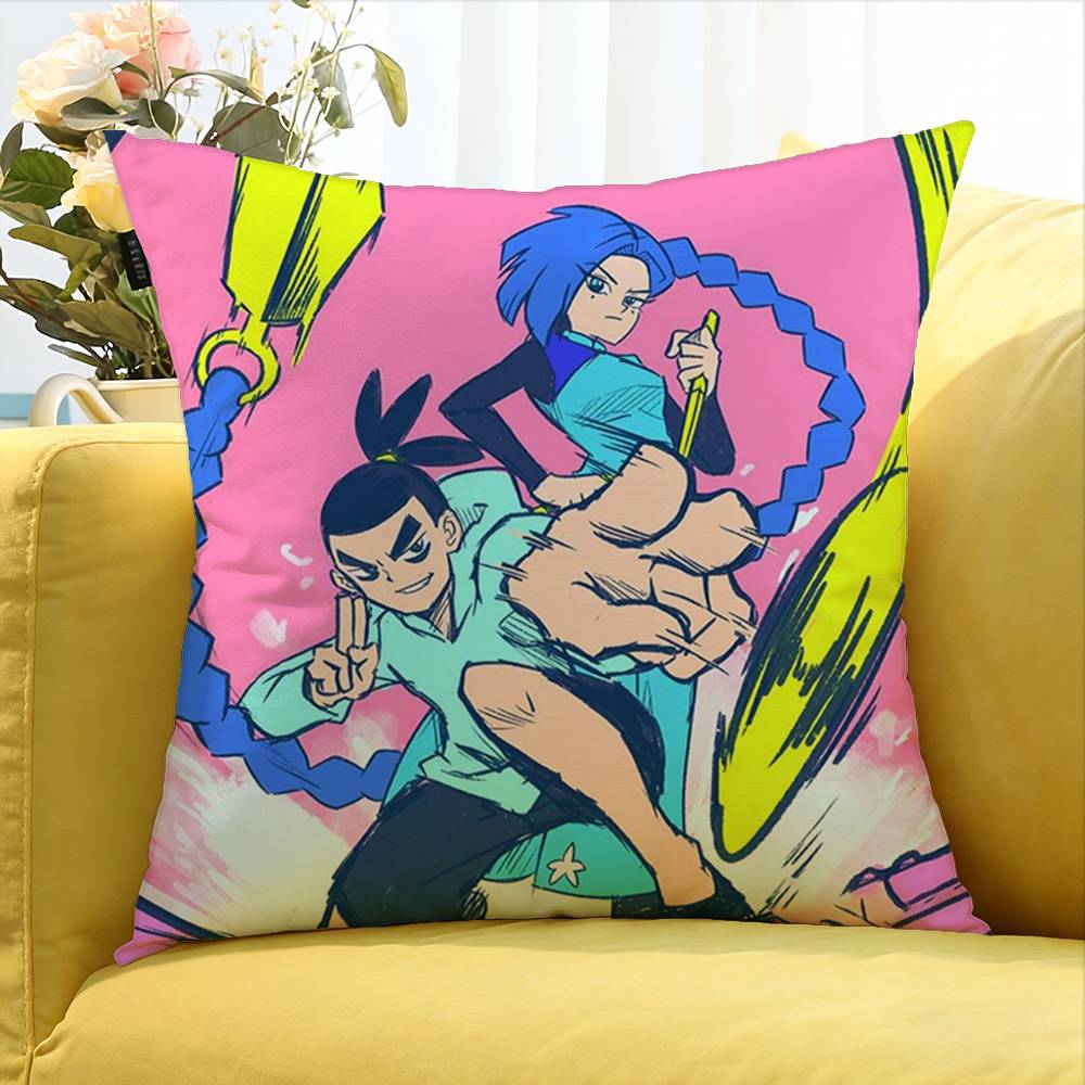 Scissor Seven World Various Sizes Square Pillow Case For Car Home Bedchamber Decor