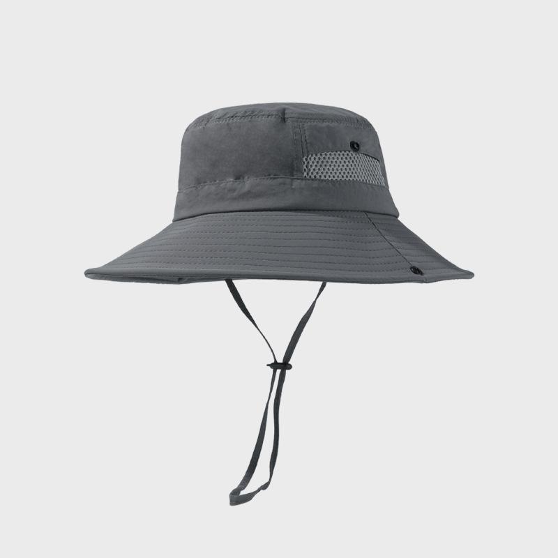 Summer Outdoor Water-Repellent Mountaineering Fisherman Hat Men's Big Head Thin Quick-Drying Hat