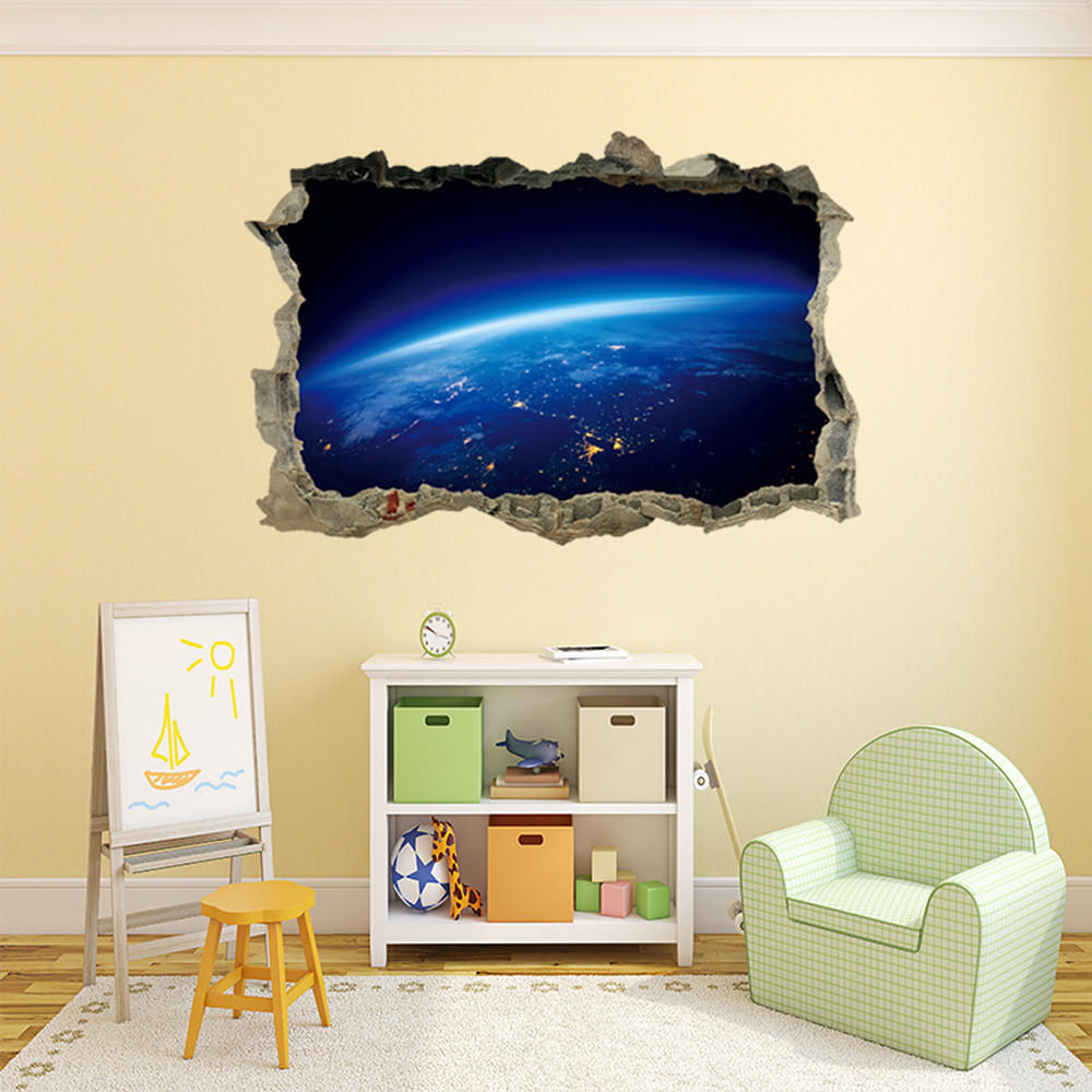  3D Star Series Floor Wall Sticker Removable Mural Decals Vinyl Art Room Decor 