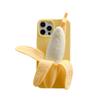 Kompatybilne z kreatywnym etui Apple na iPhone 17 Pro Max, 3D bananowa zabawka do ściskania, osłona ochronna odprężająca.