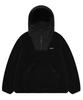 COVERNAT Sherpa Comfy Boa Hoodie Anorak Black