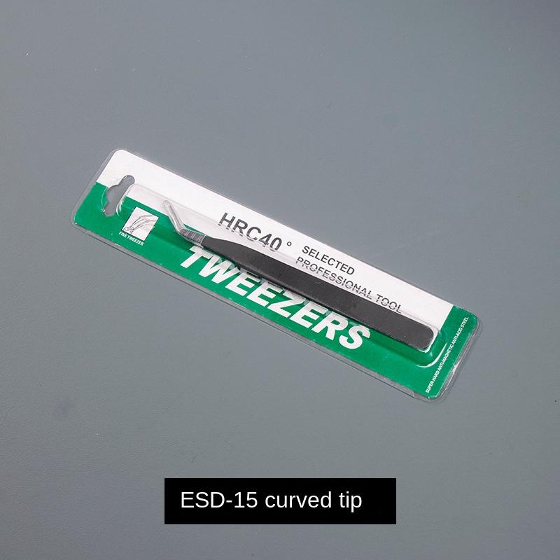 

Набор из 6 прецизионных пинцетов, немагнитный, антистатический, из нержавеющей стали, с сумкой для хранения, для электронного ремонта синий