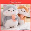 Adorable Plush Cat Doll Cute Fish Hugging Cat Stuffed Toy Pillow Gift For Kids