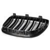 Front Bumper Kidney Grill for BMW E92 E93 M3 2006 2007 2008 2009 Gloss Black Dual Line Grille Car Styling Racing Grilles