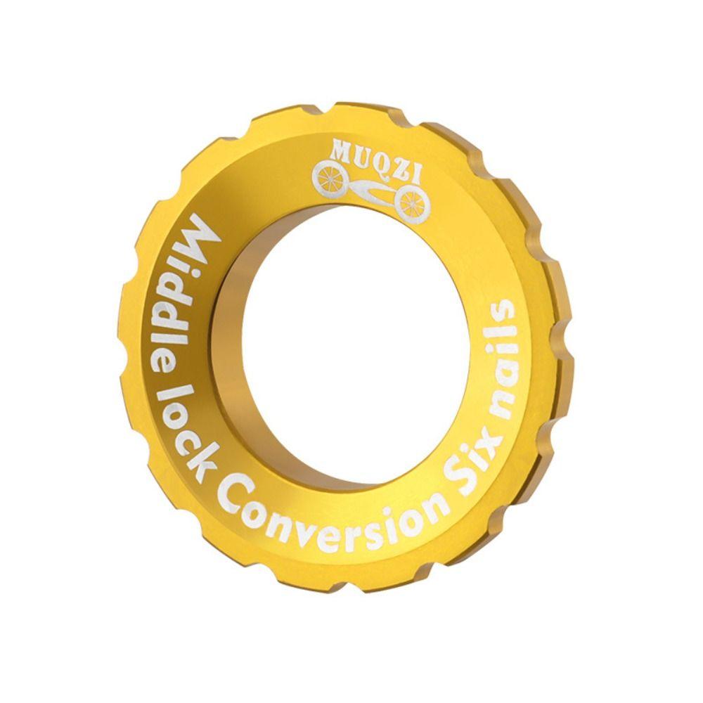 Kit Middle Lock Cover Bike Flywheel Lock Cover Bike Center Lock Cover Bicycle Center Lock Cap