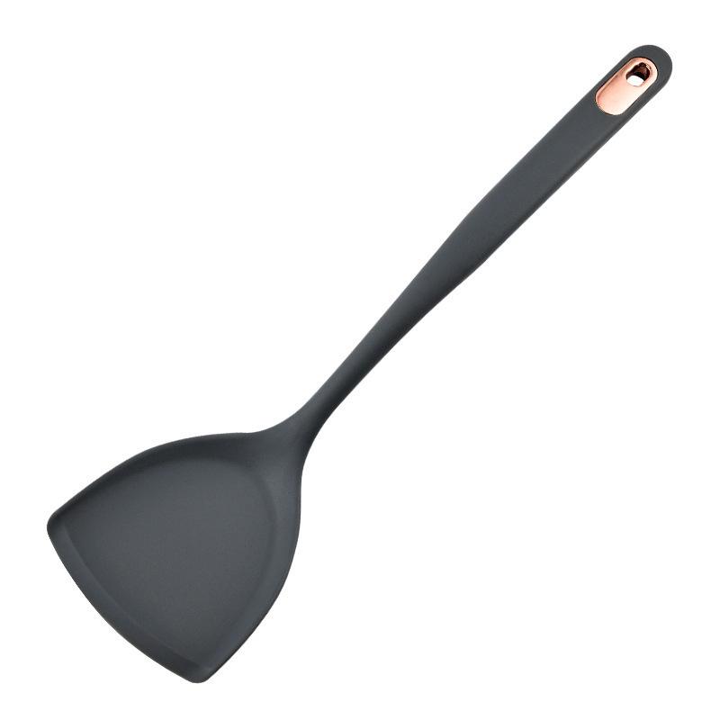 Heat Resistant Wooden Handle Spatula Soup Spoon Skimmer Home Cooking Spatula Non-Stick Cooking Set Kitchen Utensils