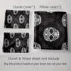 Skull-themed motifs. Bedding Duvet cover sets Duvet covers Pillowcases gifts (1 * Duvet Cover 2 * Pillowcases, without duvet insert)