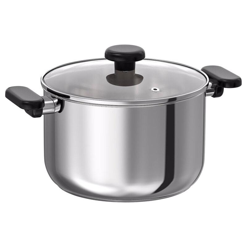 IKEA Mittmåla 5L Stainless Steel Pot