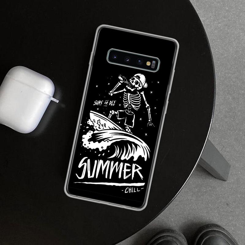 Surf Board Aesthetic Phone Case Cover for Samsung Galaxy S26 S25 Edge S24 S23 Ultra S22 Plus S21 FE S20 + Art Customized Fundas