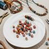 10pcs/Lots 7*11mm Ceramic Bead Circular Spacer Beads for Handmade DIY Bracelets Necklaces Earrings Jewelry Making Accessories