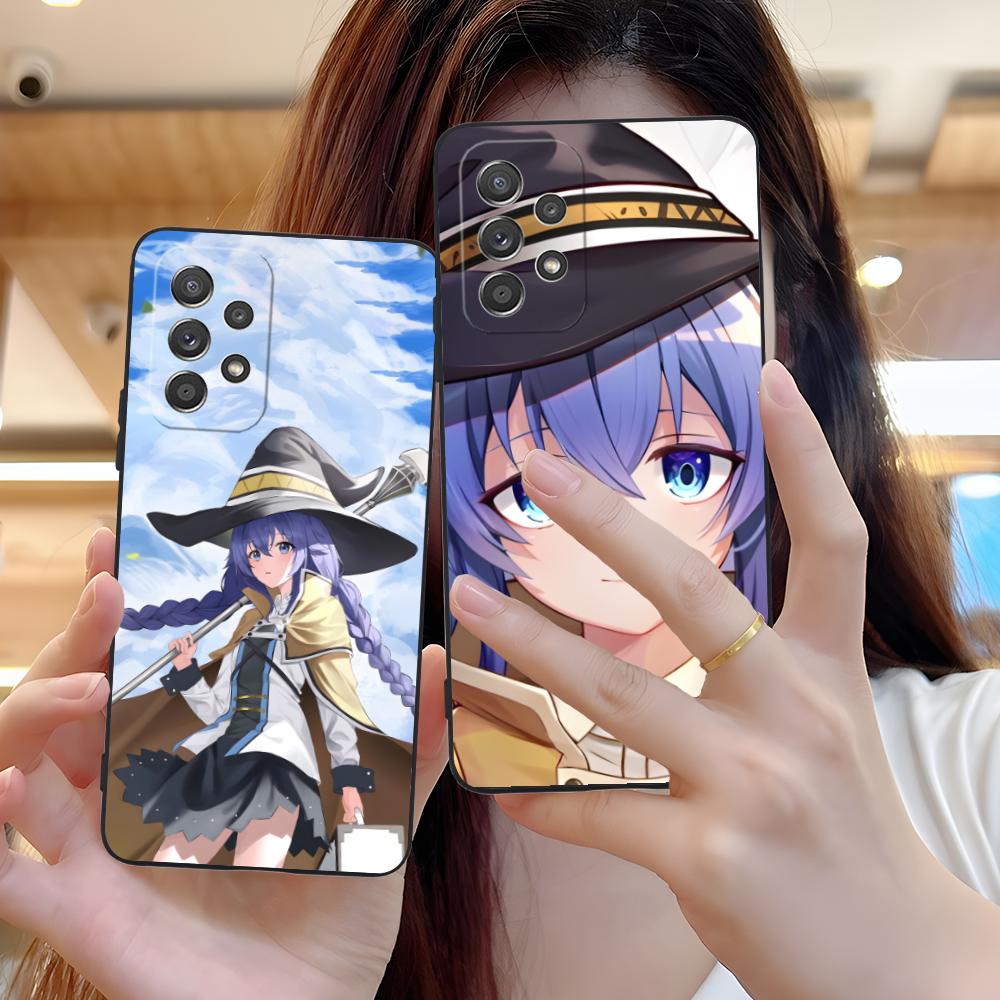 Mushoku Tensei Roxy Mobile Phone Case for Samsung Galaxy M55 54 42 35 34 33 32 23 22 15 14 13 12 F55 5G Colorful Cover Luxury