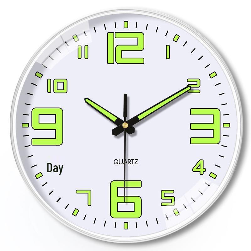 

8 Светящиеся бесшумные настенные часы для декора дома и гостиной