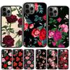 Red Roses Floral Phone Case For iPhone 17 Air 15 16 Cover  11 13 14 Pro Max 12 Plus Max Fundas