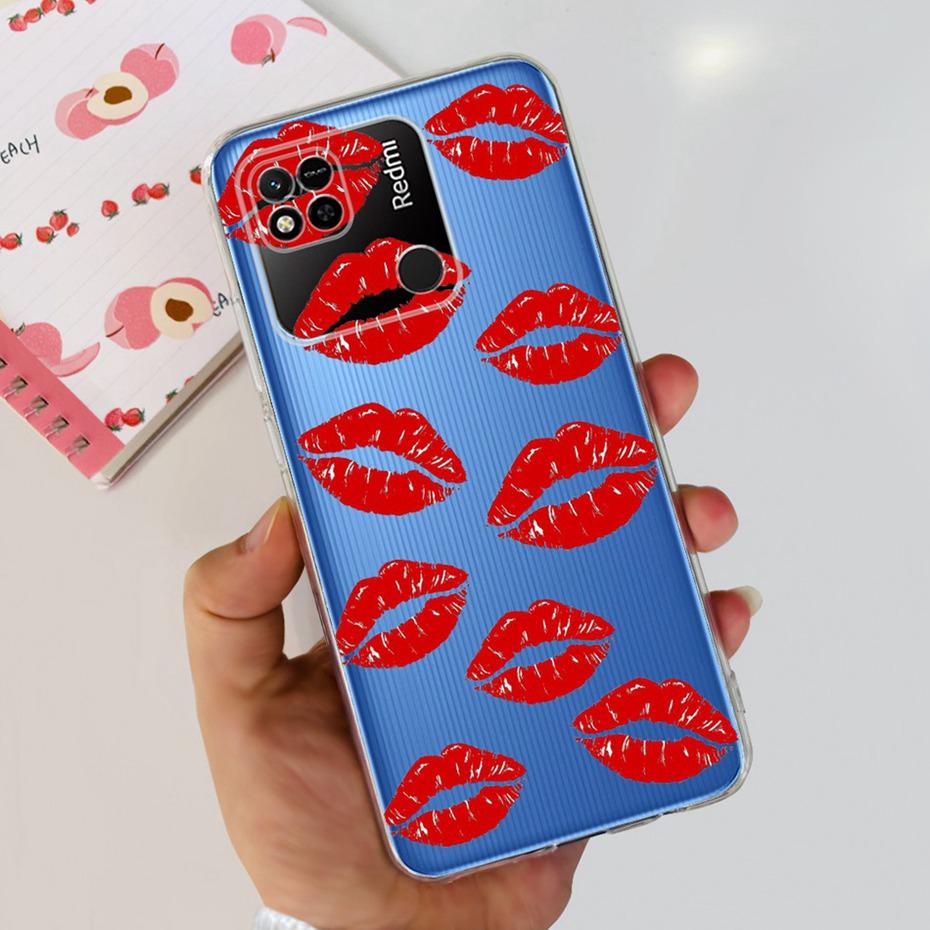 Case For Xiaomi Redmi 10A Cute Flower Cat Painted Phone Bumper For Redmi 10A 4G Redmi10A Soft Silicone TPU Back Cover