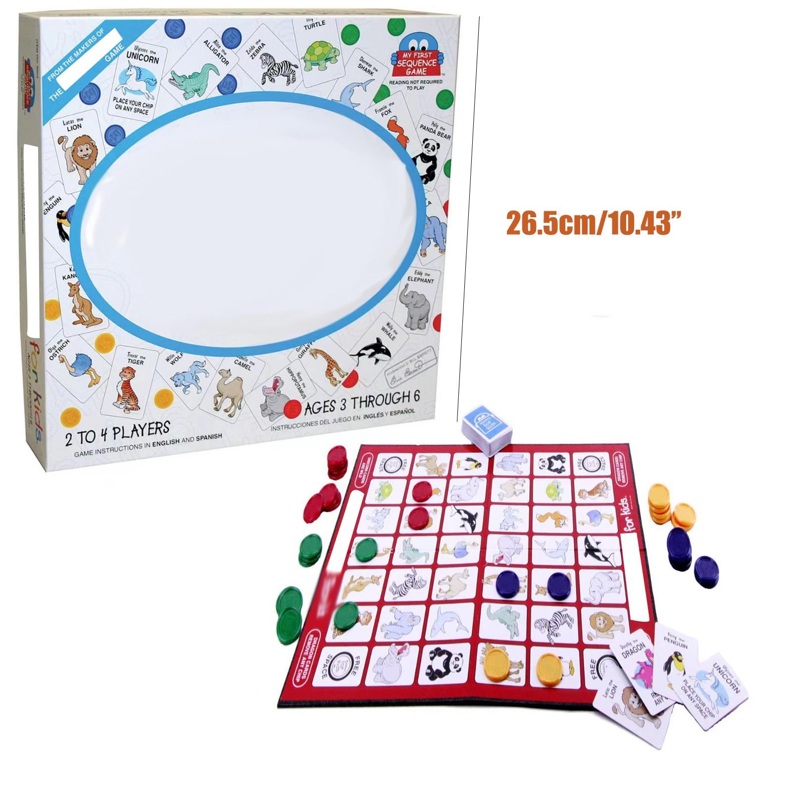 

Карточная детская напольная семейная многопользовательская игра One Size