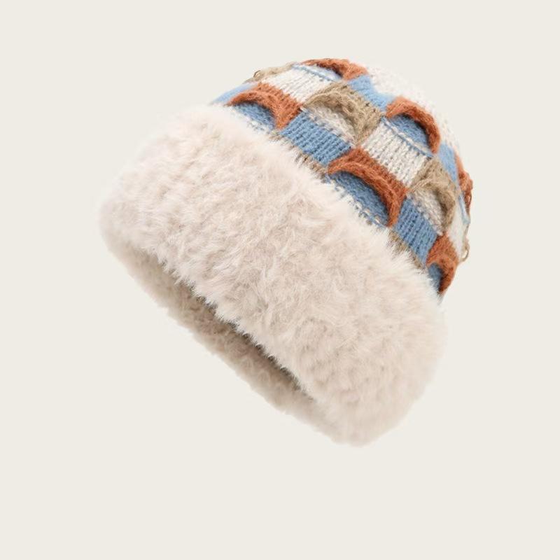 Модная Теплая Пушистая Шапка Утепленная Ветрозащитная Зимняя Шапка Повседневная Защита Ушей Береты Рождественские Подарки