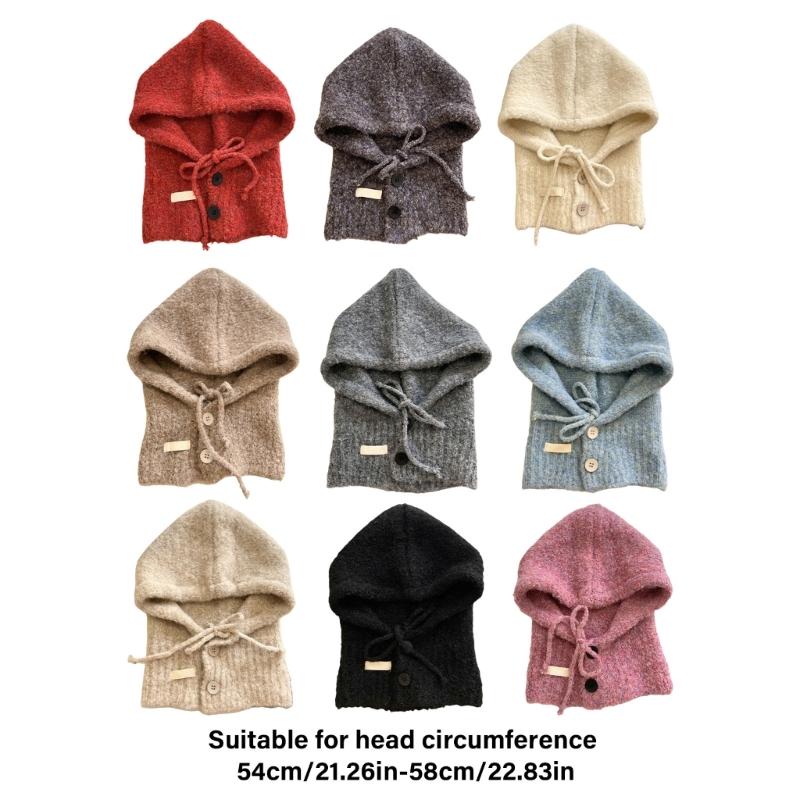 Handcrochet Neck Gaiter Hat for Women Winter Soft Warm Balaclava Hat Shopping Scarf Caps Outdoor Windproof Neckcover Hat