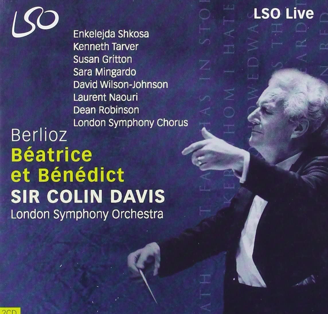 

CD HECTOR BERLIOZ, COLIN DAVIS, LONDON - Berlioz: Beatrice et Benedict LSO0004CD LSO Live 2000 UK Classical Used