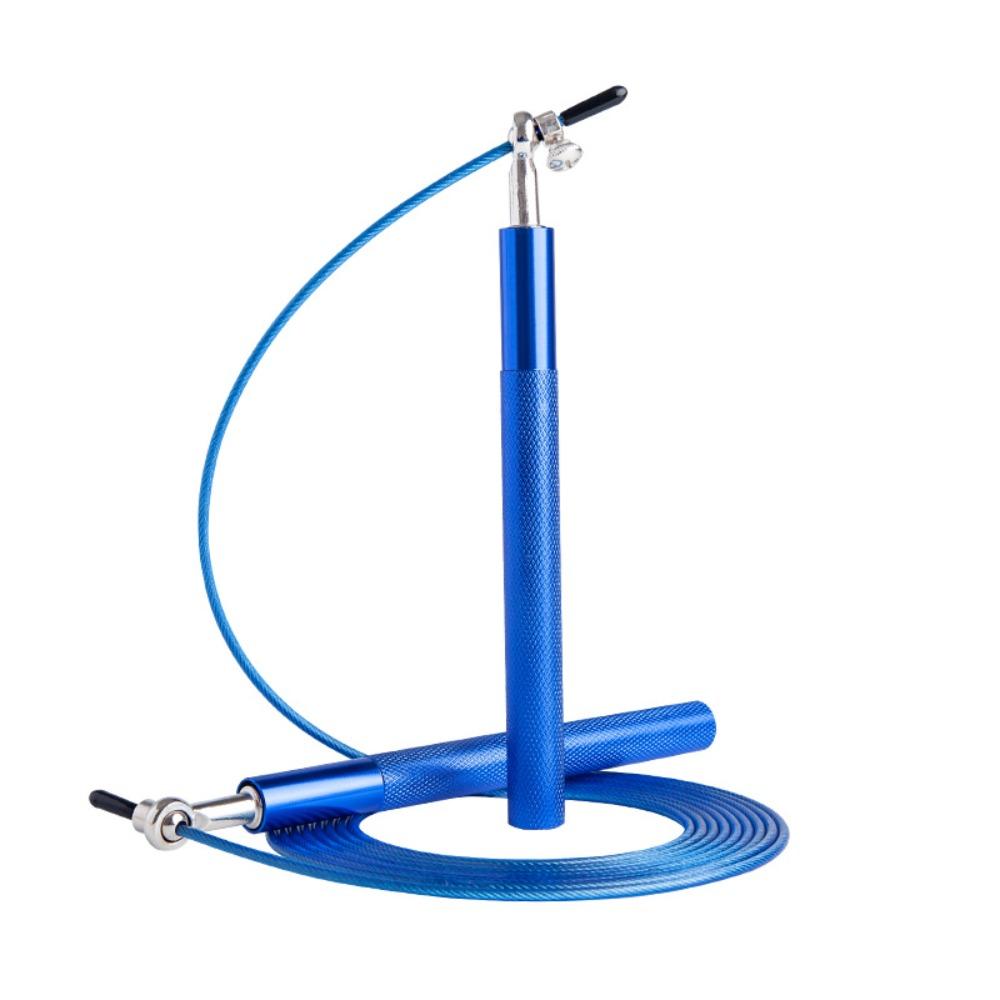 3 Meters Speed Skipping Rope Adjustable Aluminum Alloy Boxing Skipping Rope 360° Swivel Ball Bearing Steel Wire