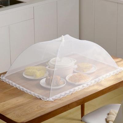 Foldable Outdoor Picnic Dust-Proof Food Cover - Insect-Proof Mesh Square