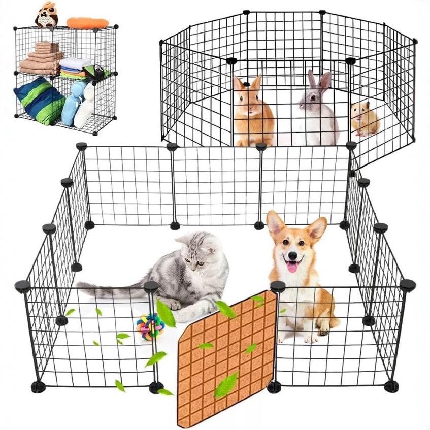 Portable Indoor Pet House & Enclosure for Small Animals