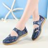 Sandals Summer Breathable Leather Slippers Women Fashion Non-Slip Casual Roman Shoes Ladies Sandals On Sale Off White Shose