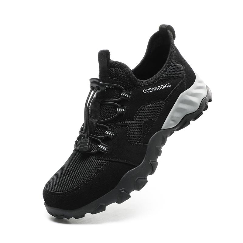 Herr Lätta Vandringsskor Utomhus Promenad Vandringsskor Camping Casual Sneakers Herr Andningsbara Mesh Plus Storlek Sneakers