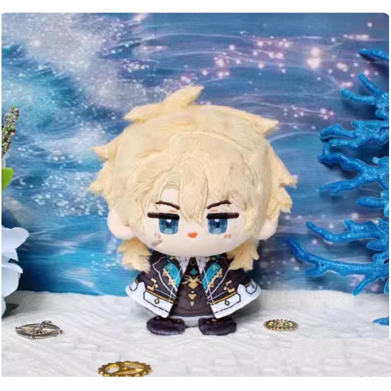 10cm Game Impact Plush Varka Durin Flins Sandrone Columbina Lauma Nefer Skirk Cute Cartoon Dolls Bag Pendant Keychain Gift